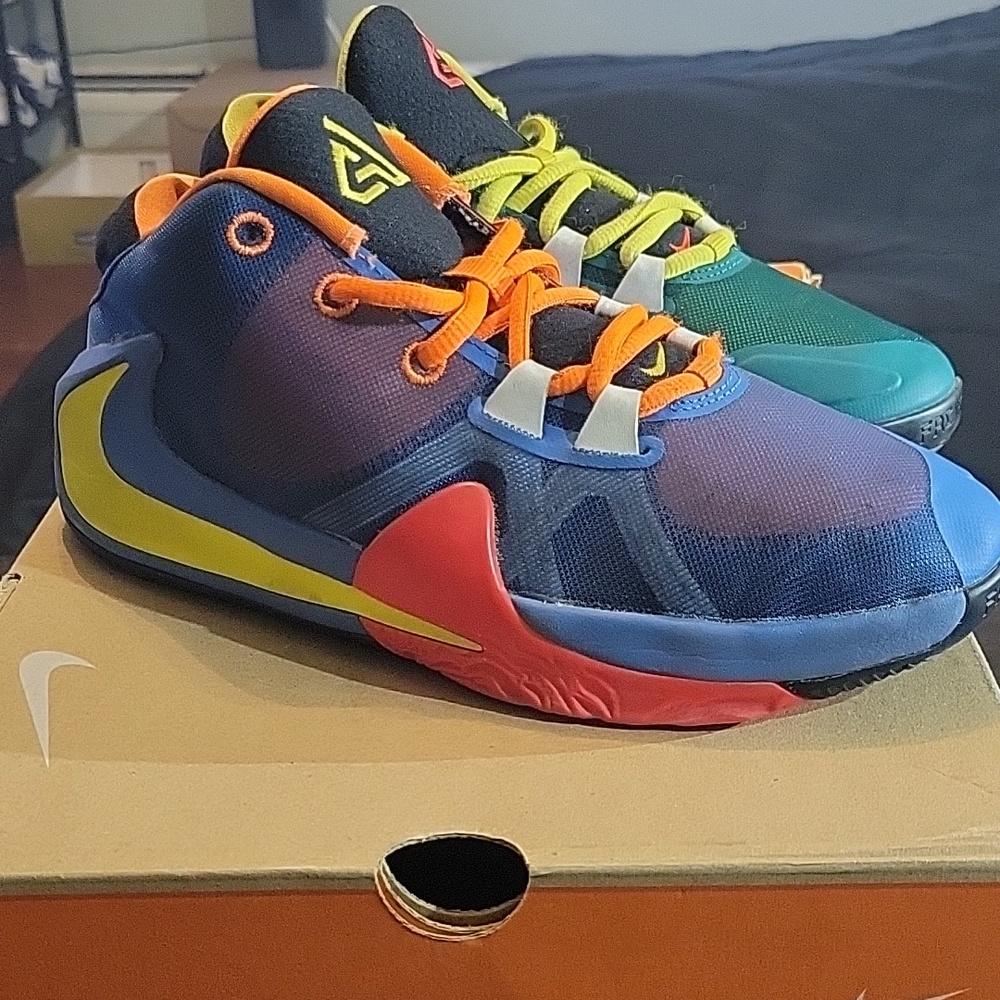 Nike Zoom Freak 1 GS (SE) "What The" (2020) Boys 5Y Girls 6.5 EUC - Picture 3 of 10